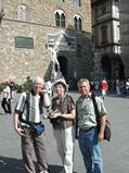 Patrick with guests in Florence