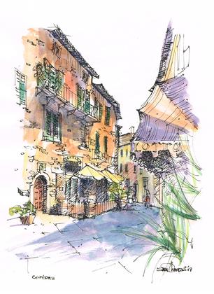 Quiet Street in Cortona