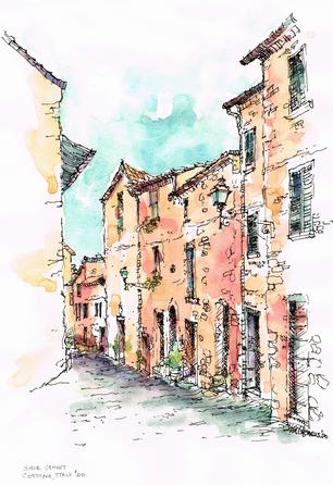 Side Street in Cortona